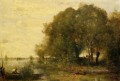 Península boscosa plein air Romanticismo Jean Baptiste Camille Corot